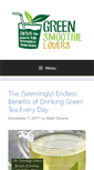 Mobile Screenshot of greensmoothielovers.com